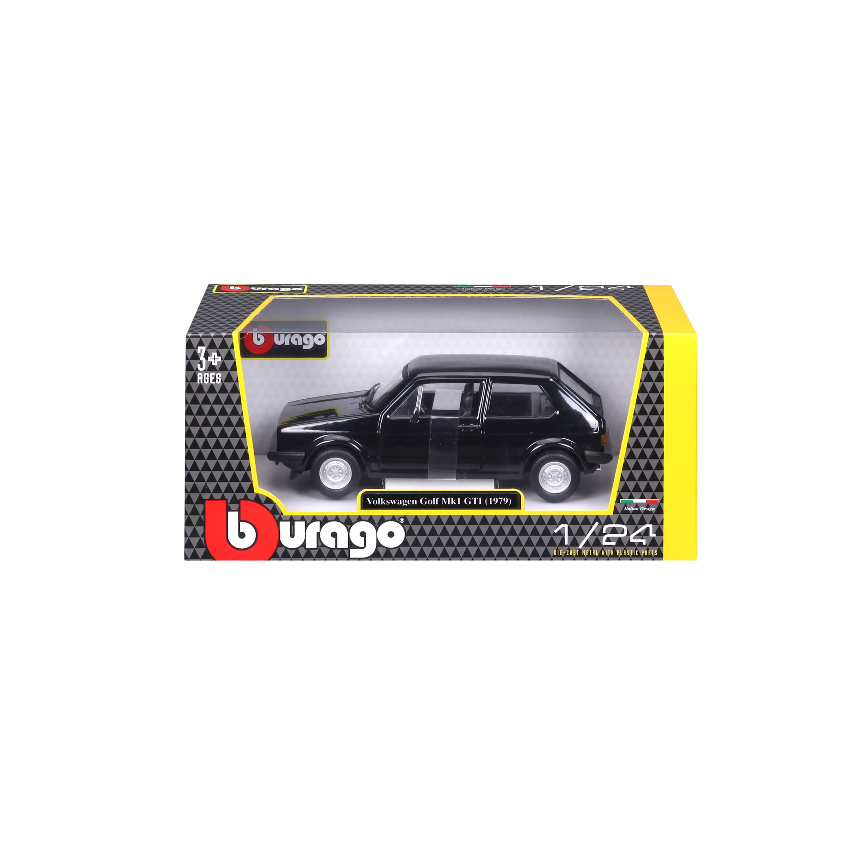Volkswagen Golf MK 1 1979 black 1:24 Bburago