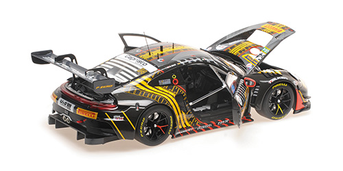 Porsche 911 GT3R Dinamic GT Team #54 Buus/ Hartog/ Sturm/ Cairoli 3rd 24H Nürburgring 2025 1:18 Minichamps 