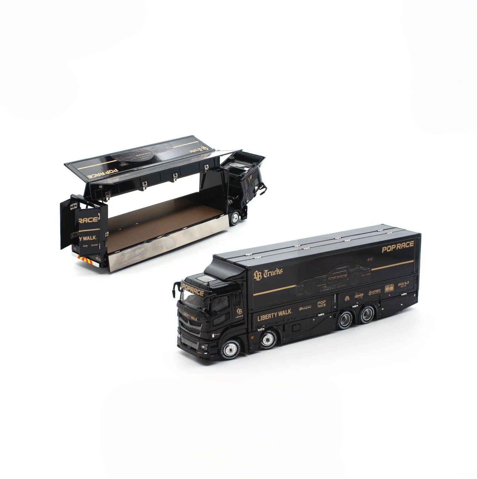 LBWK Truck black/gold 1:64 Pop Race