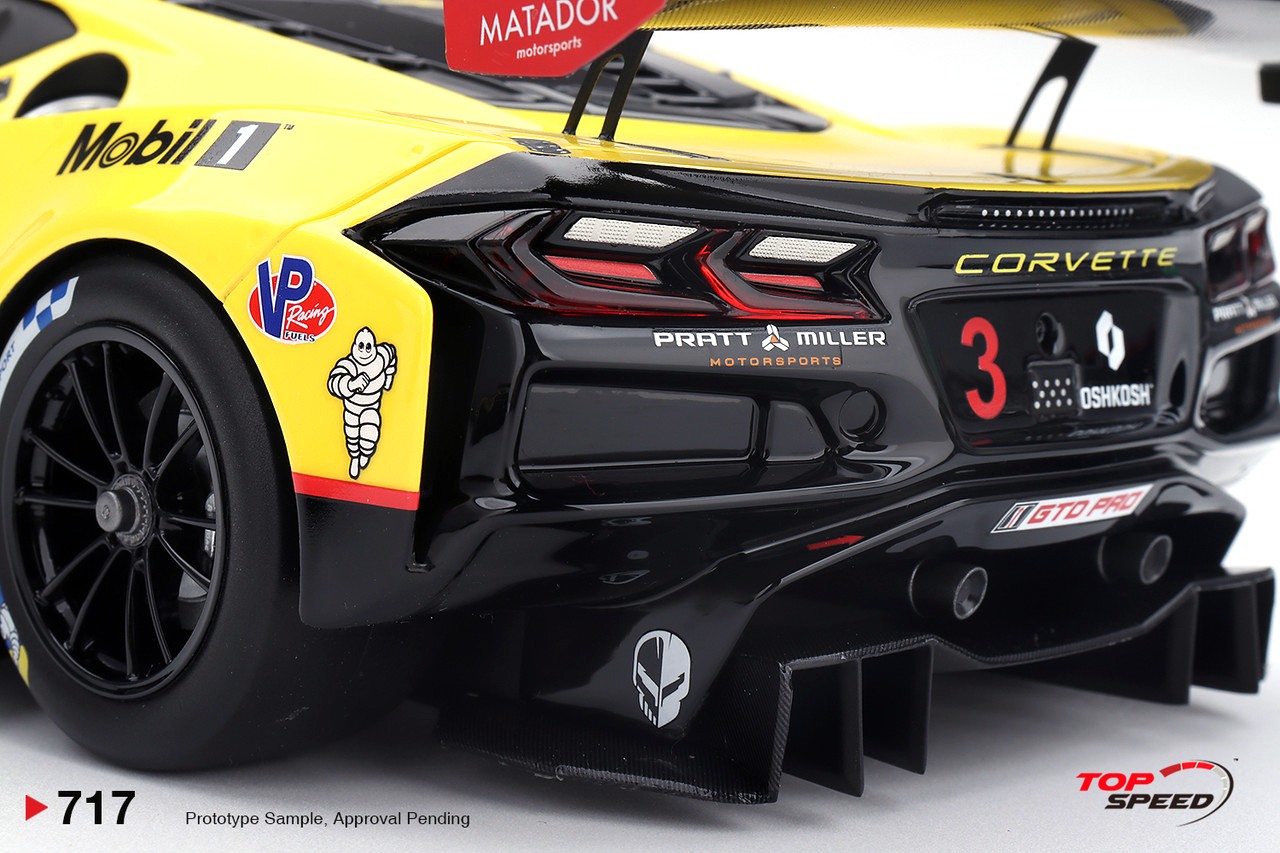 Chevrolet Corvette Z06 GT3.R Corvette Racing by Pratt Miller Motorsports #3 Garcia/ Sims/ Kirchhöfer 24H Daytona 2026 1:18 TopSpeed Models