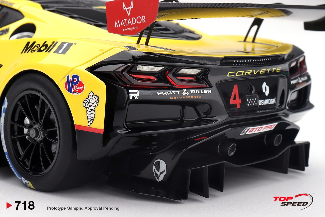 Chevrolet Corvette Z06 GT3.R Corvette Racing by Pratt Miller Motorsports #4 Milner/ Catsburg/ Varrone 24H Daytona 2026 1:18 TopSpeed Models
