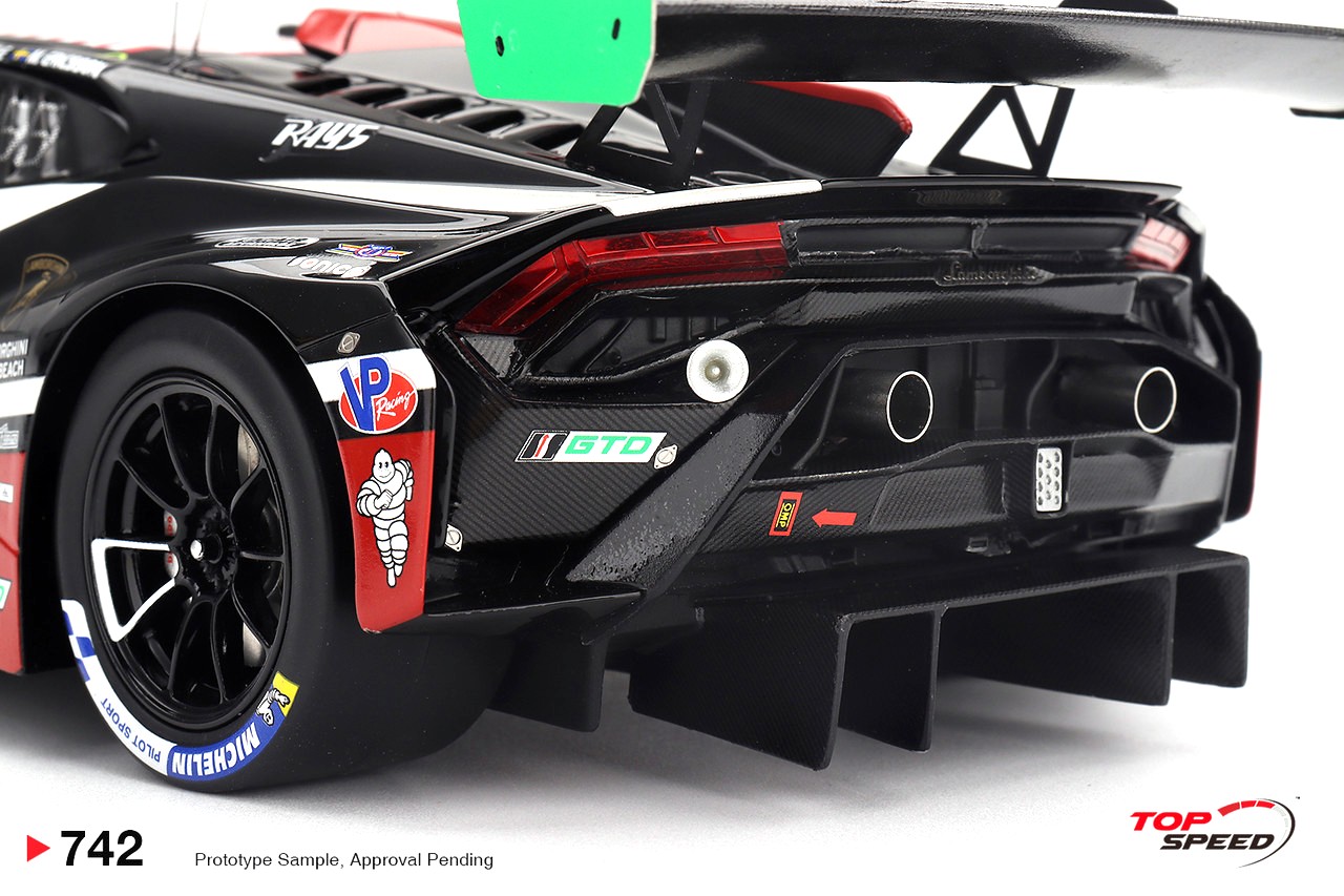 Lamborghini Huracan GT3 EVO2 Dex Wayne Taylor Racing #45 Formal/ Hindman/ Doyle/ Ericsson 24H Daytona 2026 1:18 TopSpeed Models