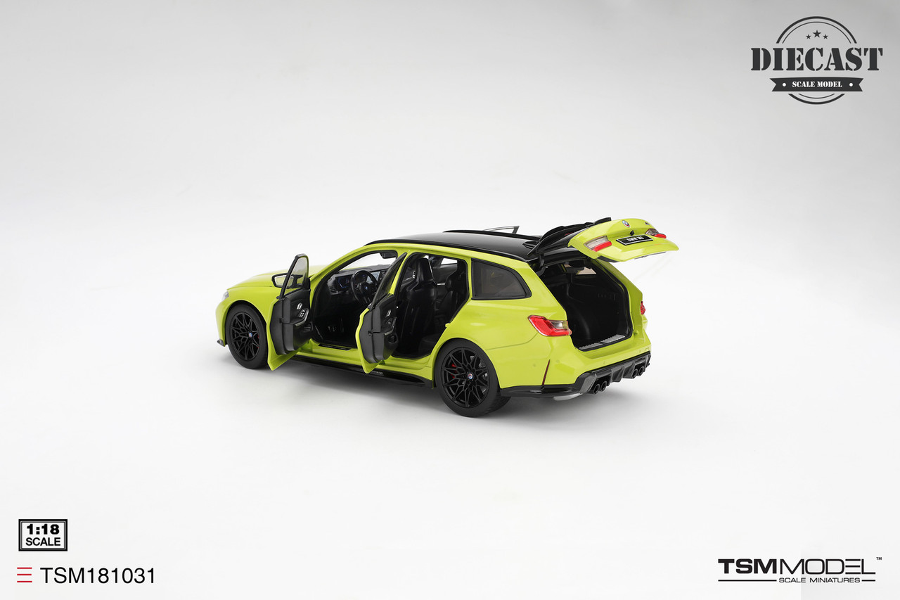 BMW M3 Touring G81 2023 Sao Paulo yellow solid 1:18 TSM Model