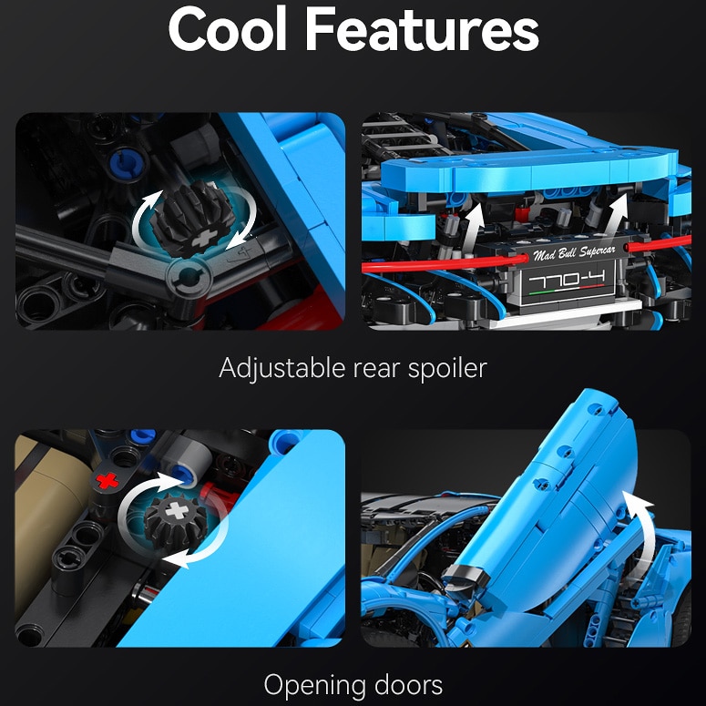 Lamborghini Centenario 770-4 blue 1:8 CaDA