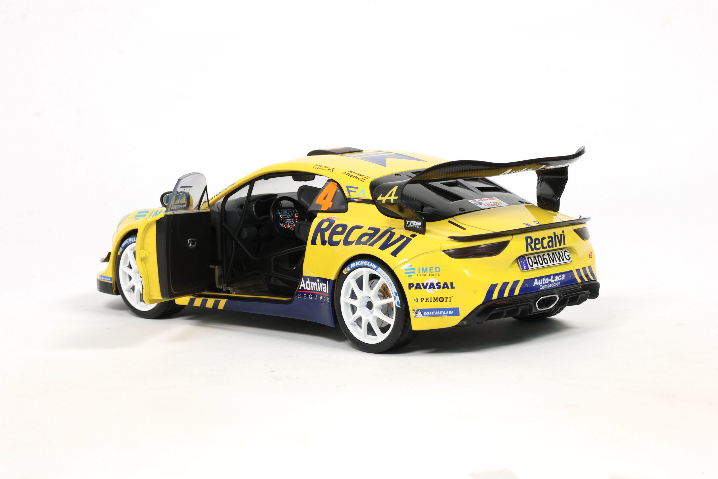 Alpine A110 RGT+ #4 Fuster/Fuentes Rally du Mont Blanc 2025 1:18 Solido