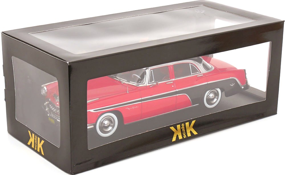 DeSoto Fireflite Sedan 1955 red/black 1:18 KK Scale