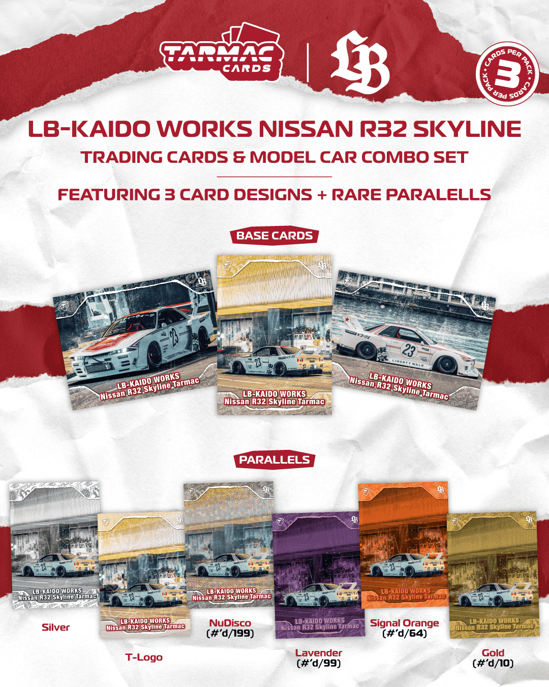 Nissan Skyline (R32) LB-KAIDO WORKS Tarmac 2026 1:64 Tarmac
