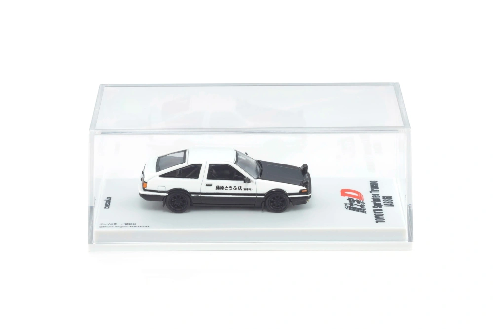 Toyota Sprinter *Initial D* 1995 With Led white/black 1:64 Kyosho