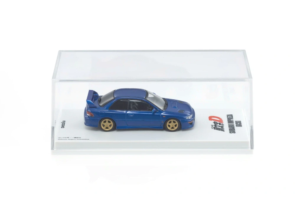 Subaru Impreza WRX *Initial D* 1995 With Led blue 1:64 Kyosho