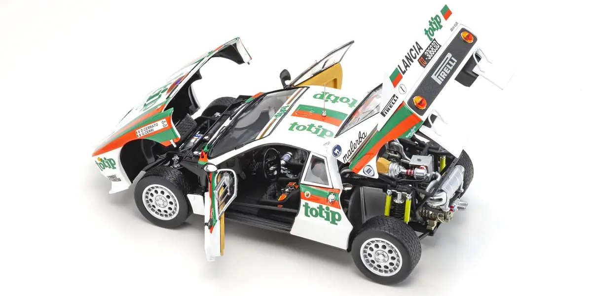 Lancia 037 TOTIP #3 Cerrato/Cerri Rally Isola D'Elba 1985 1:18 Kyosho