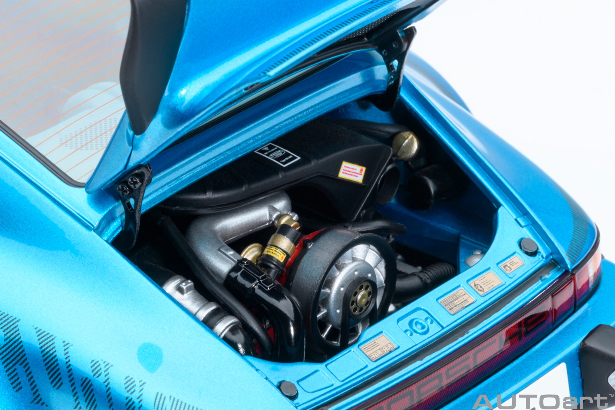 Porsche 911 930 Turbo 3.0 Minerva blue 1:18 AUTOart