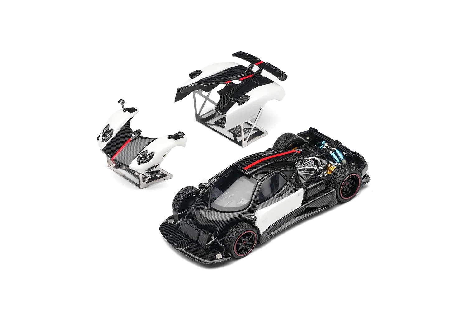 Pagani Zonda Cinque Coupe 2009 bianco benny 1:64 Almost Real