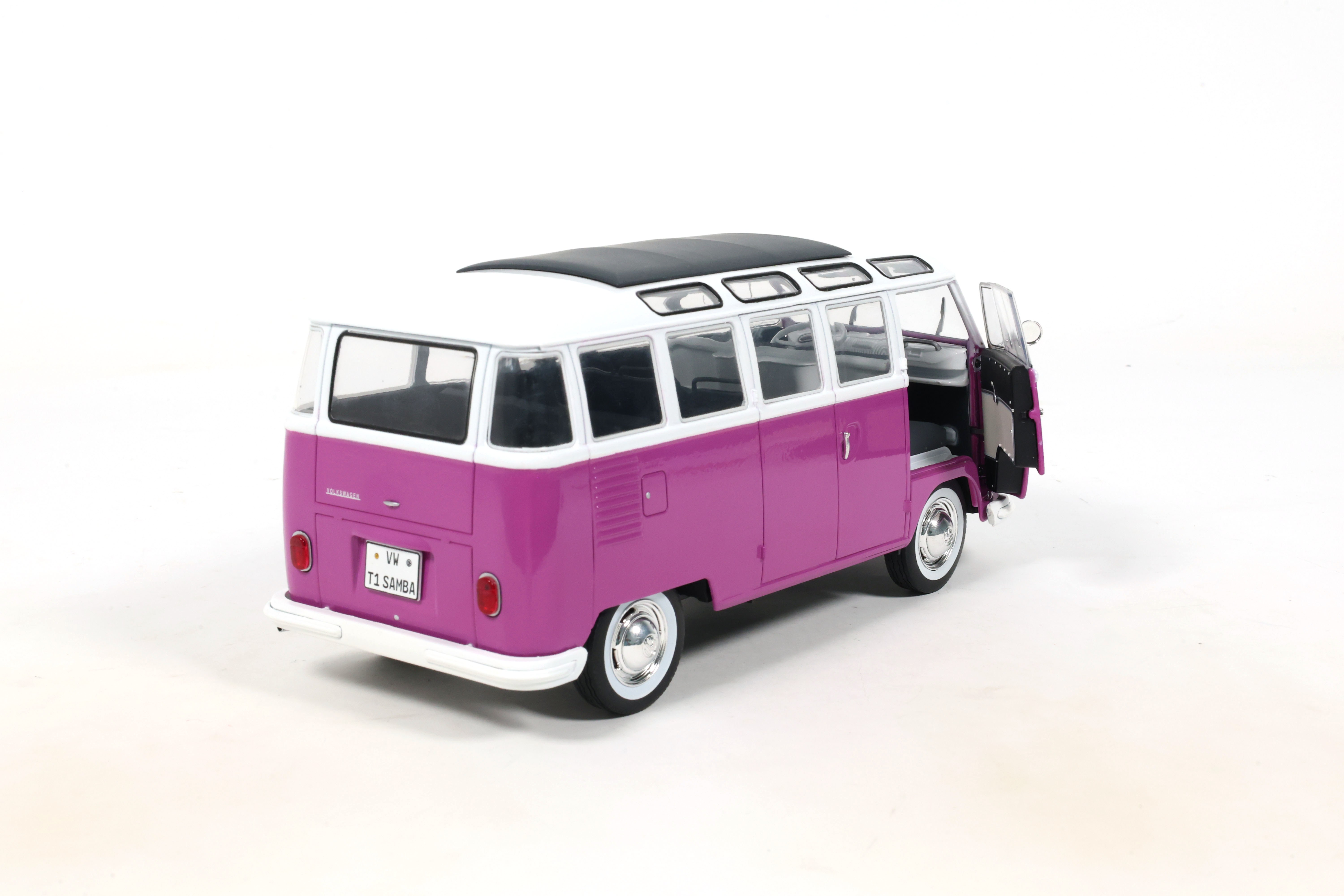 Volkswagen T1 Samba 1962 violet/white 1:18 Solido