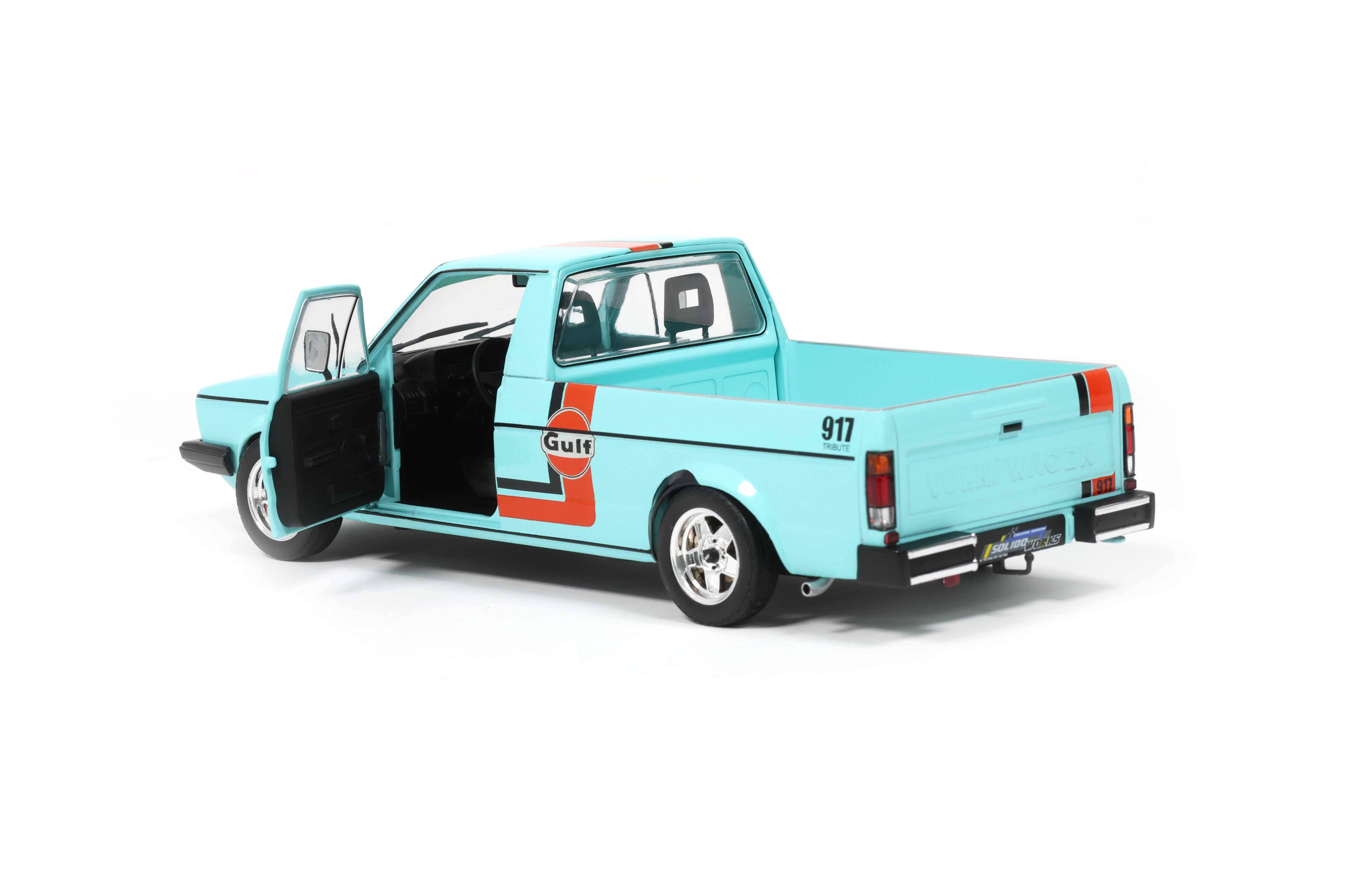Volkswagen Caddy MK.1 1982 Oil Service 1982 blue 1:18 Solido