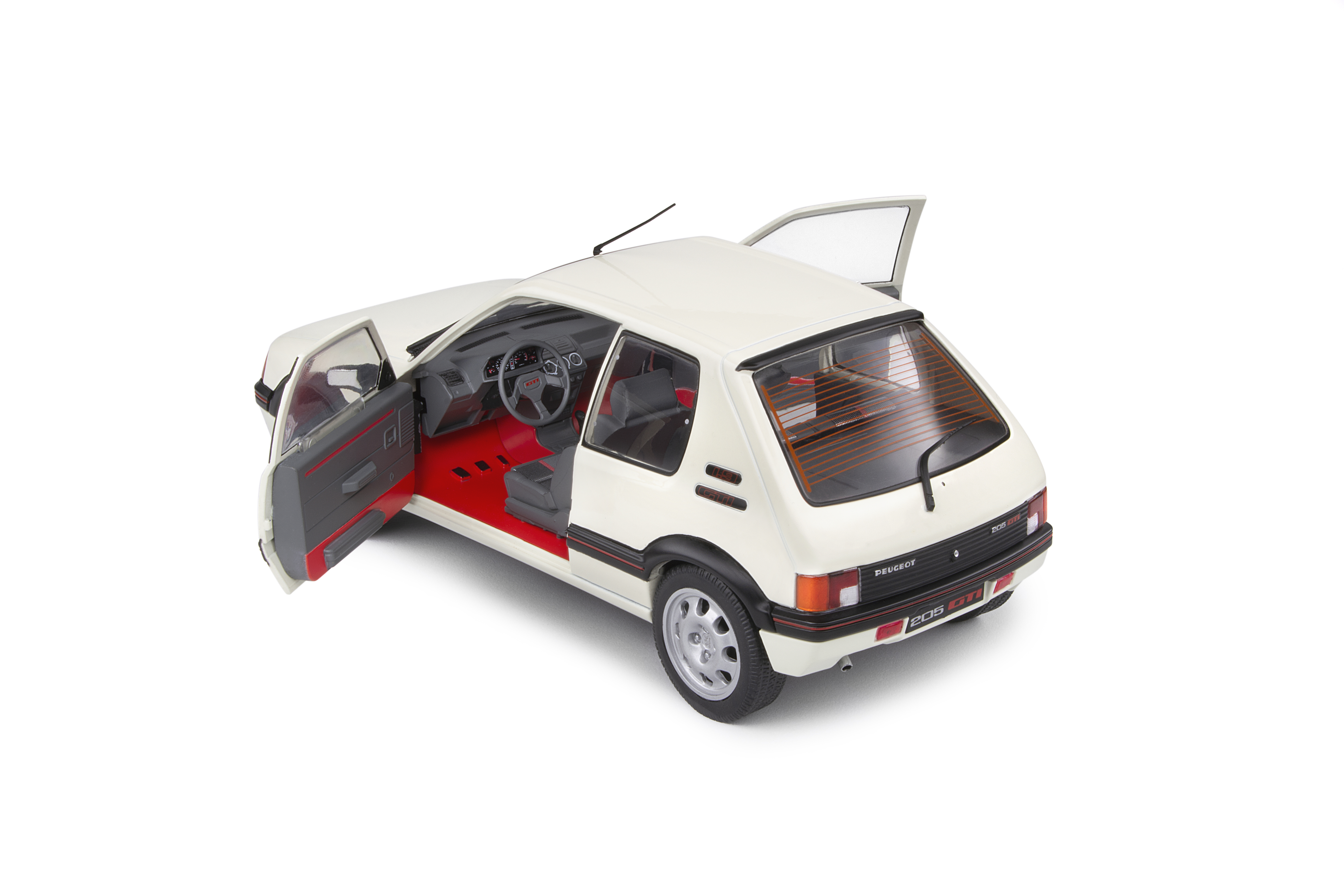 Peugeot 205 MK.1 GTI 1.9L 1988 white 1:18 Solido