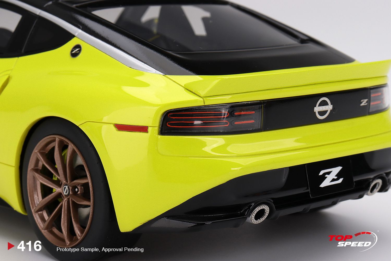 Nissan Z Proto Spec 2023 LHD Ikazuchi Yellow 1:18 TopSpeed Models
