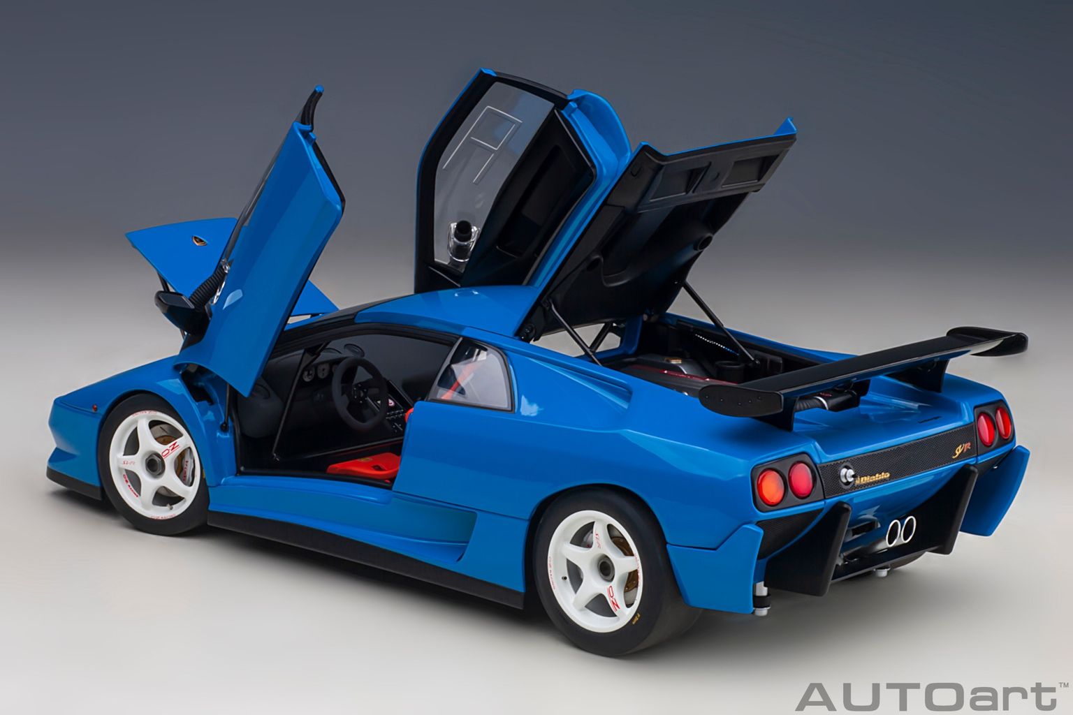 Lamborghini Diablo SV R 1996 blue Le Mans 1:18 AUTOart