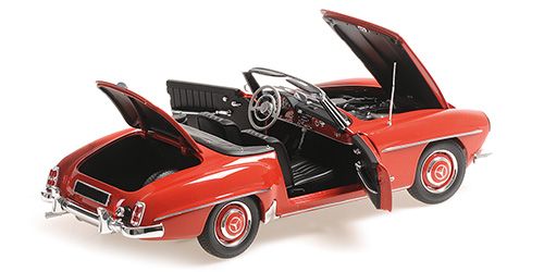 Mercedes-Benz 190 SL W121 1955 red 1:18 Minichamps 