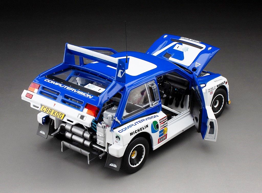 MG Metro 6R4 #1 Pond/Arthur Rallye Manx 1986 1:18 Sun Star