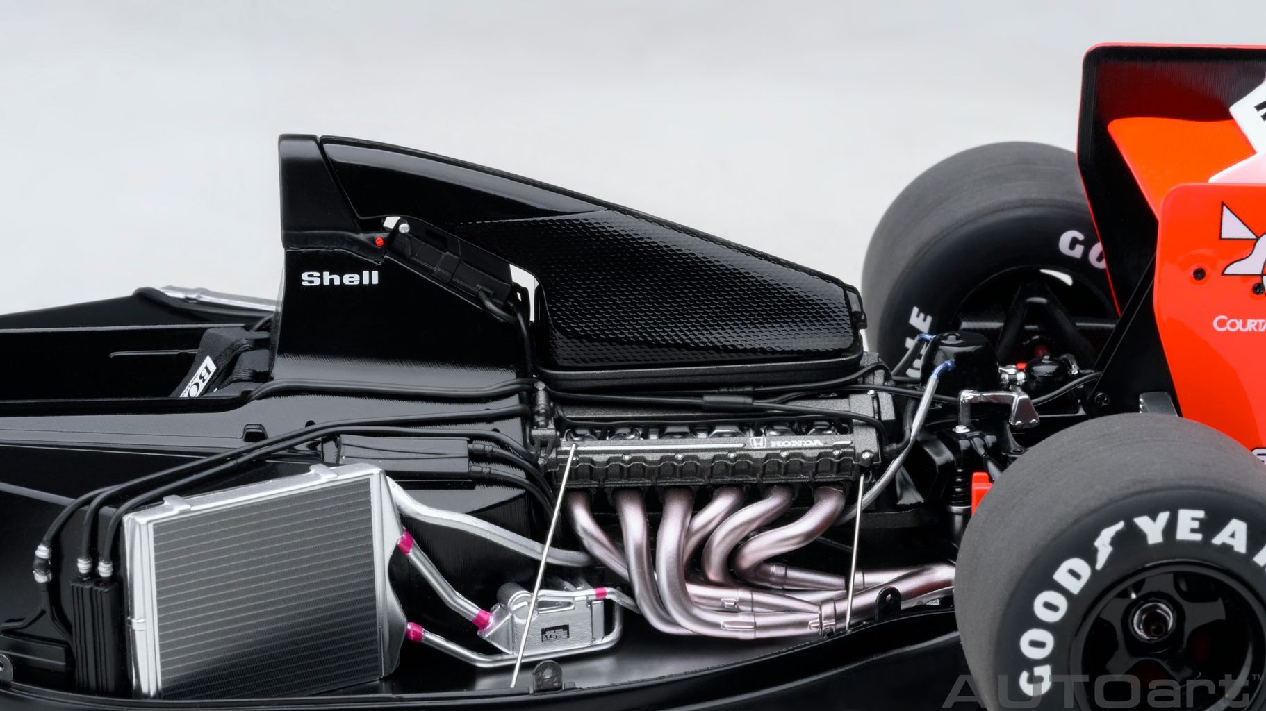 McLaren Honda MP4/6 #1 A.Senna Japanese GP 1991 without McLaren Logo 1:18 AUTOart