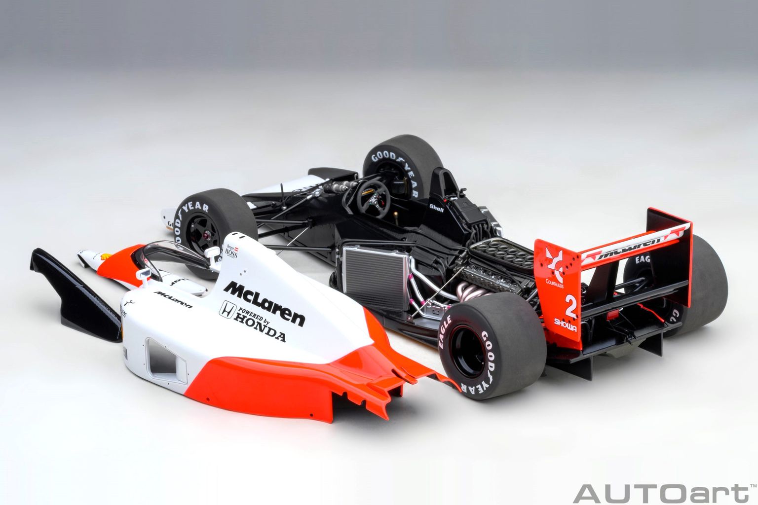 McLaren F1 MP4/6 Honda #2 G.Berger Japan GP 1991 with McLaren Logo 1:18 AUTOart