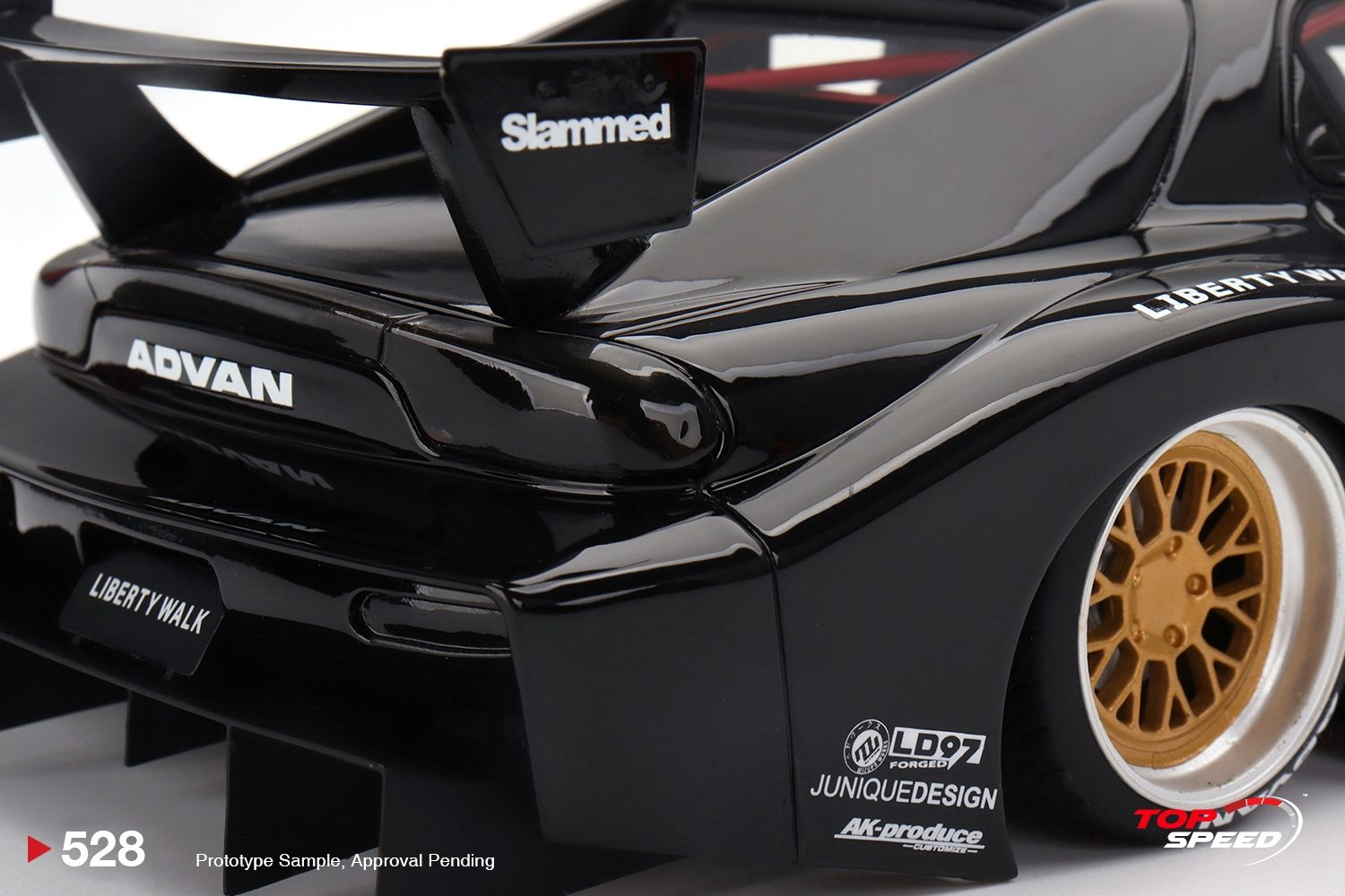 Mazda RX-7 LB-Super Silhouette Liberty Walk black 1:18 TopSpeed Models