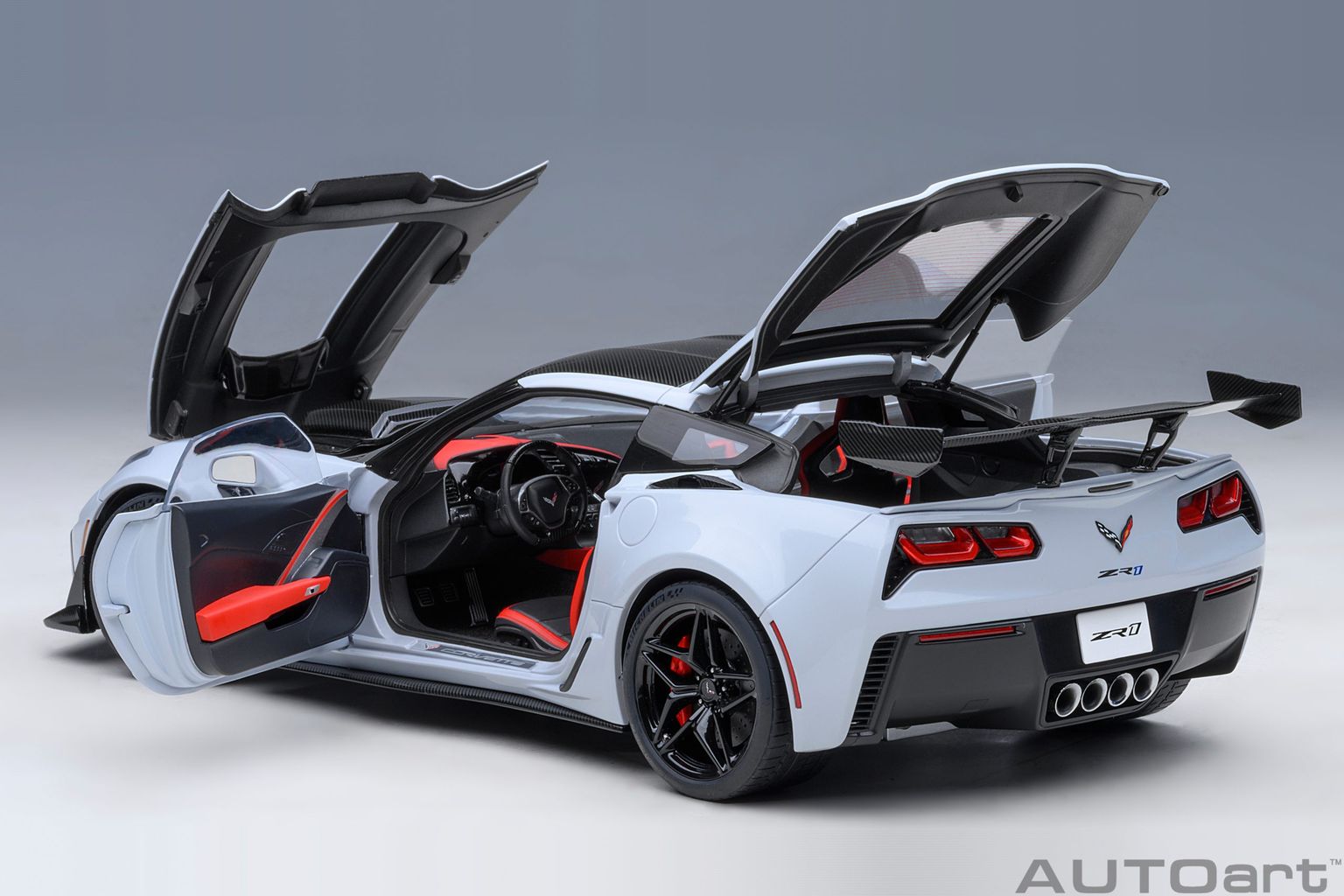 Chevrolet Corvette C7 ZR1 2019 ceramic matrix grey metallic 1:18 AUTOart