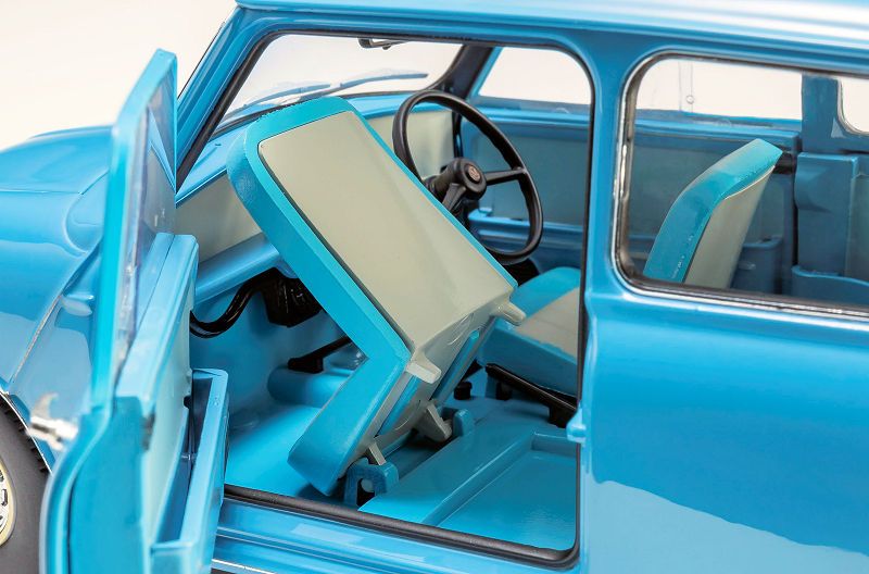 Morris Mini Minor 1964 clipper blue 1:18 Kyosho