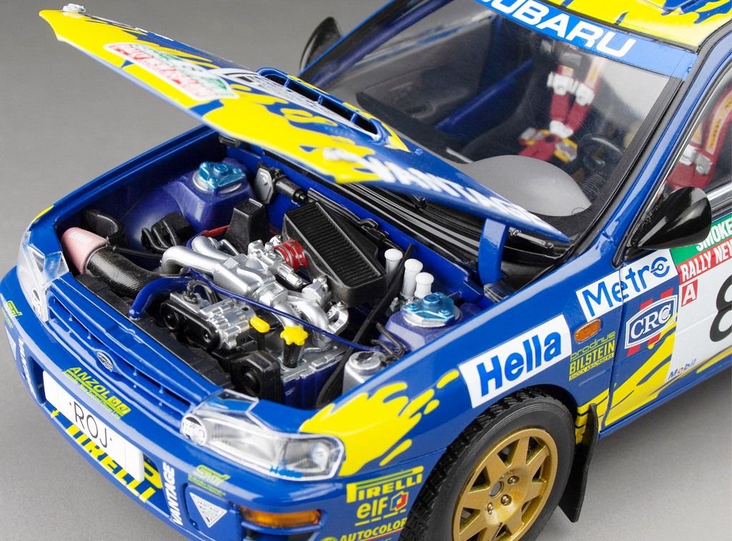Subaru Impreza 555 #8 Bourne/Vincent Rallye WM Rallye Neuseeland 1997 1:18 Sun Star