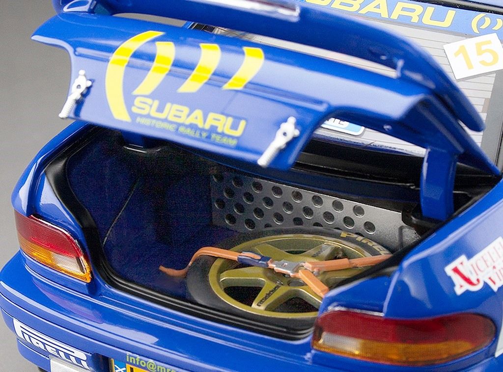 Subaru Impreza 555 #15 McRae/Loudon Logiman Mythical Cars Rally 1997 1:18 Sun Star