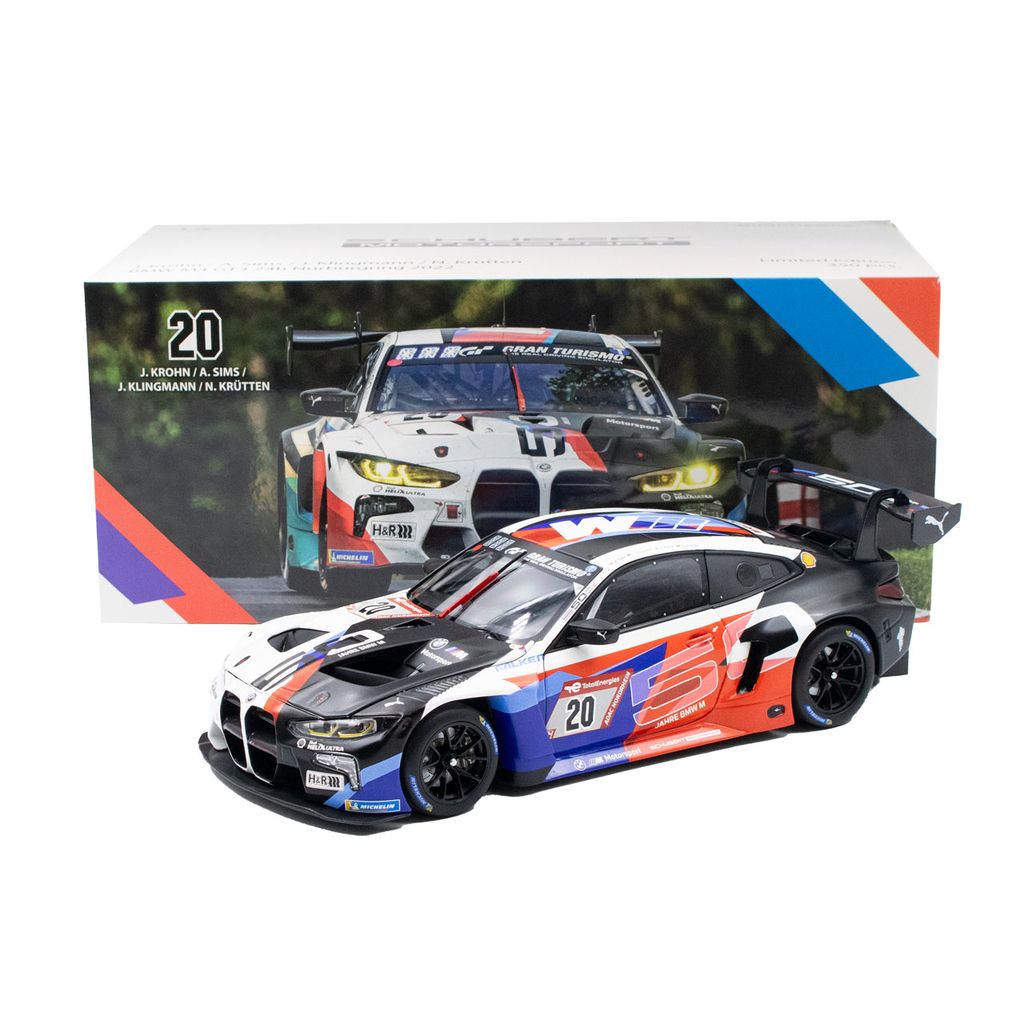 BMW M4 GT3 #20 Schubert Motorsport 24H Race Nürburgring 2022 1:18 Minichamps