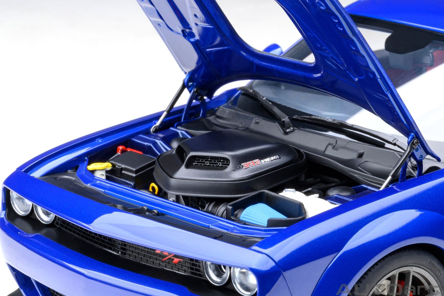 Dodge Challenger R/T Scat Pack Shaker Widebody 2022 indigo blue 1:18 AUTOart 