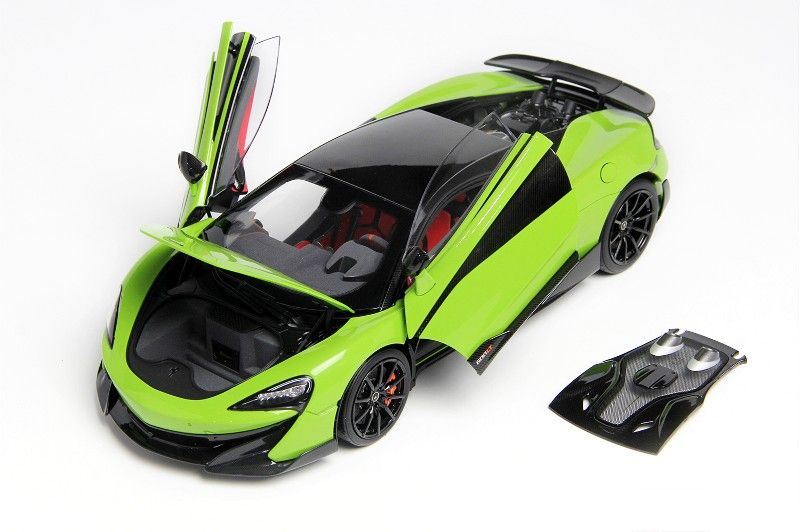 McLaren 600LT 2018 green 1:18 LCD Model