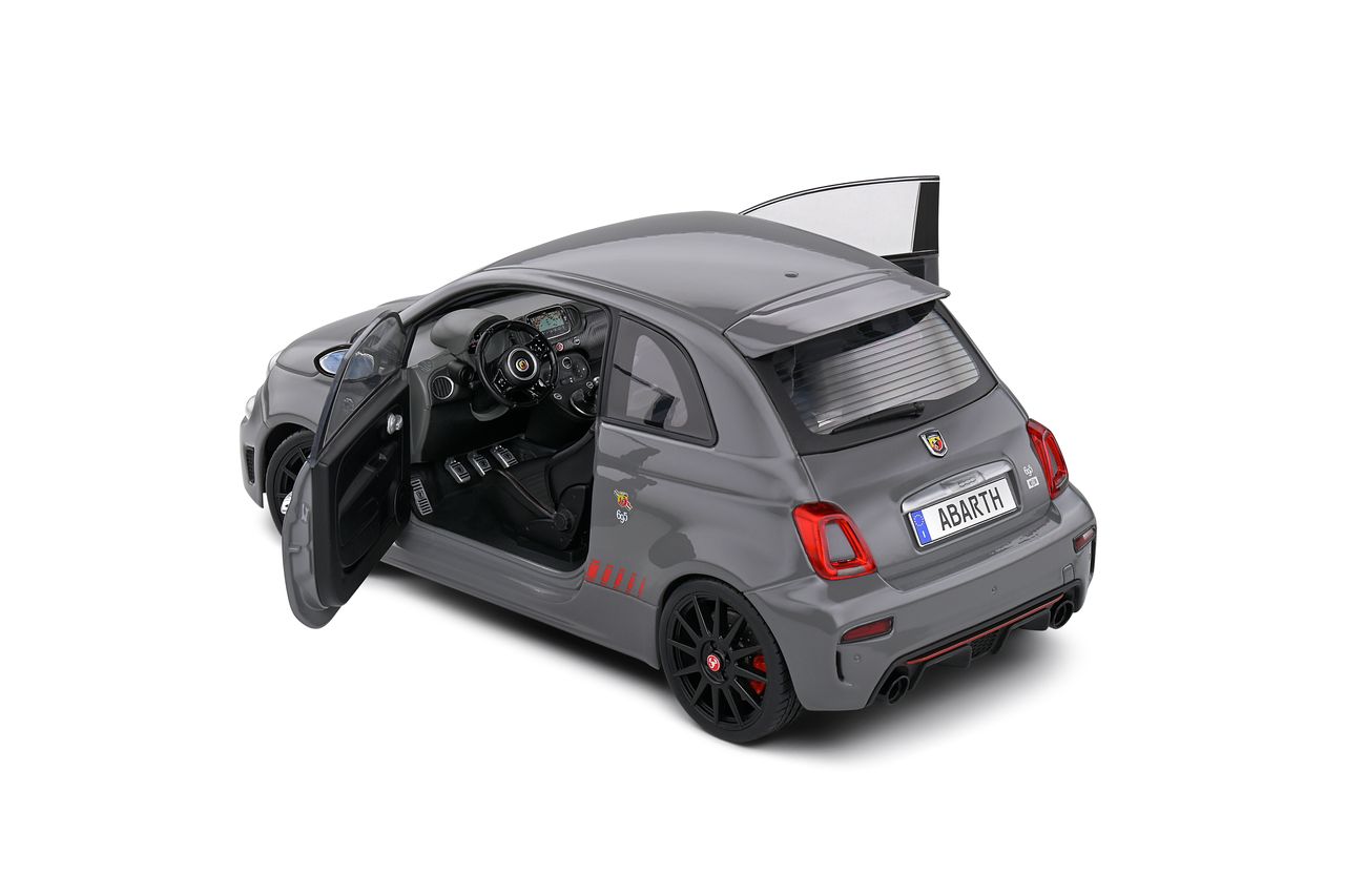 Fiat 695 Abarth XSR Edition Yamaha 2022 grey 1:18 Solido