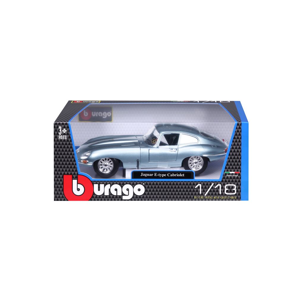 Jaguar E Type Coupe 1961 blue 1:18 Bburago