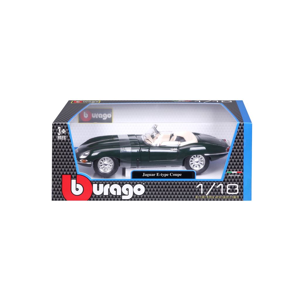 Jaguar E Type Cabrio 1961 green 1:18 Bburago