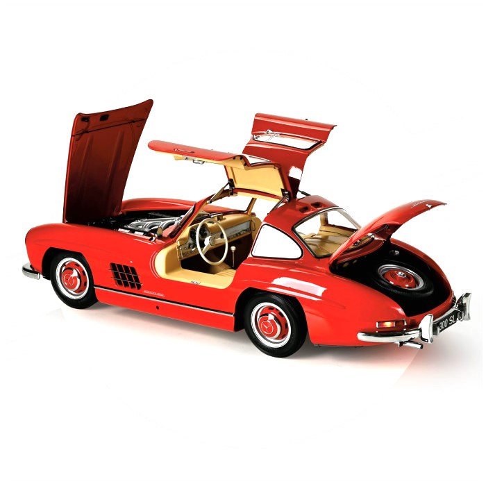 Mercedes 300 SL Gullwing red 1:8 Ixo Models 