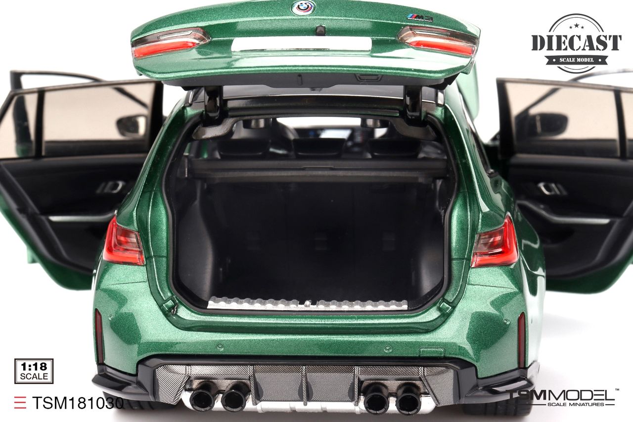 BMW M3 Touring G81 2023 Isle of Man green metallic 1:18 TSM Model