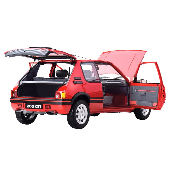 Peugeot 205 GTI red 1:8 Ixo Models