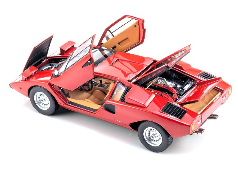 Lamborghini Countach LP400 1974 red 1:18 Kyosho