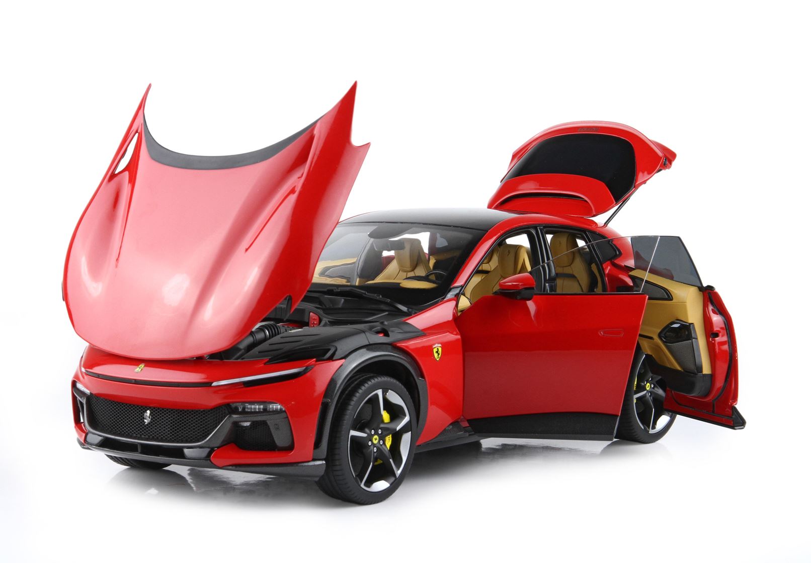Ferrari Purosangue Panoramic Roof rosso corsa Luxury Pack 1:18 B.B.R. 
