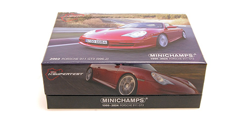 Porsche 911 GT3 Sport Auto 2003 red 1:43 Minichamps