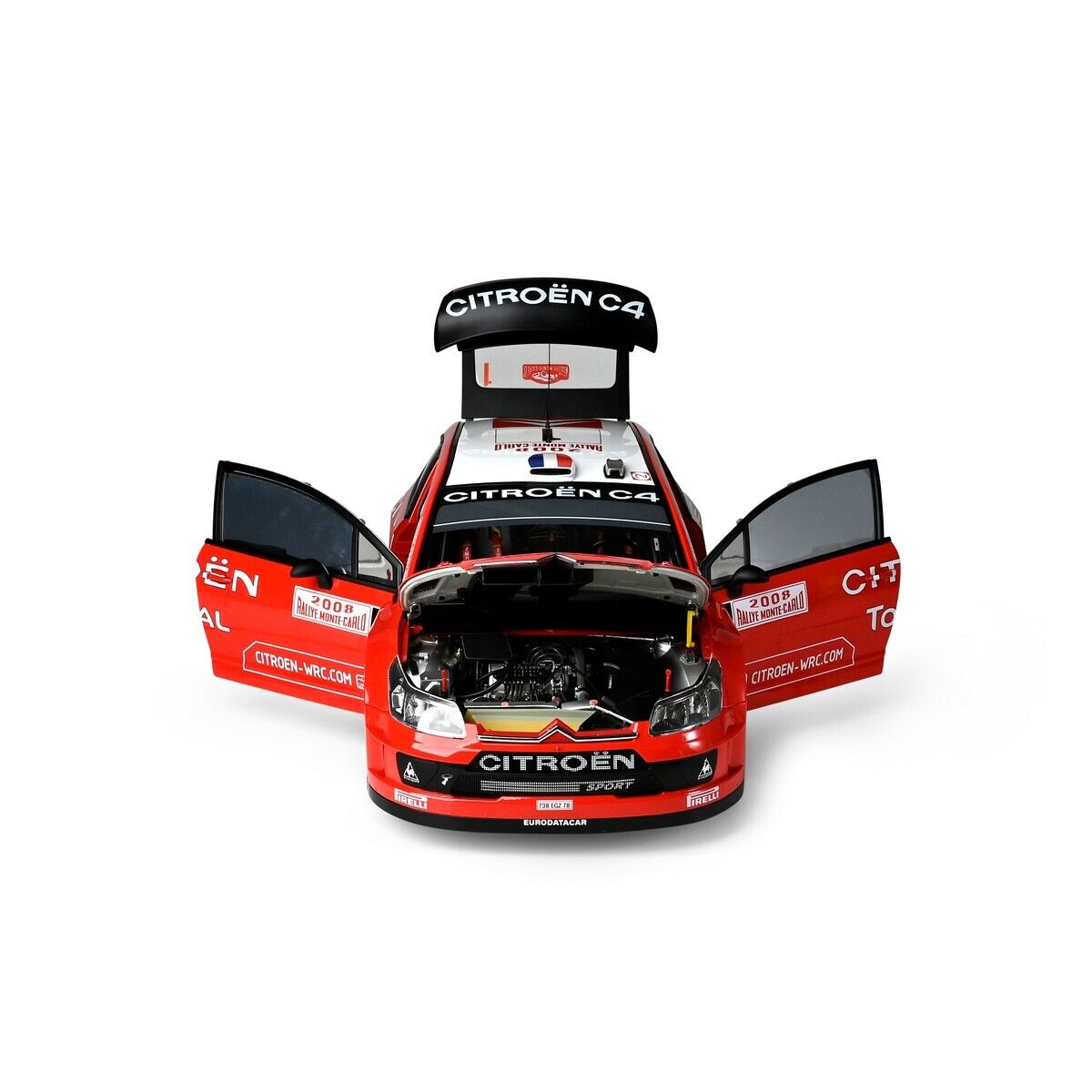 Citroen C4 WRC 2008 #1 S.Loeb Rally Monte Carlo 2008 1:8 Ixo Models