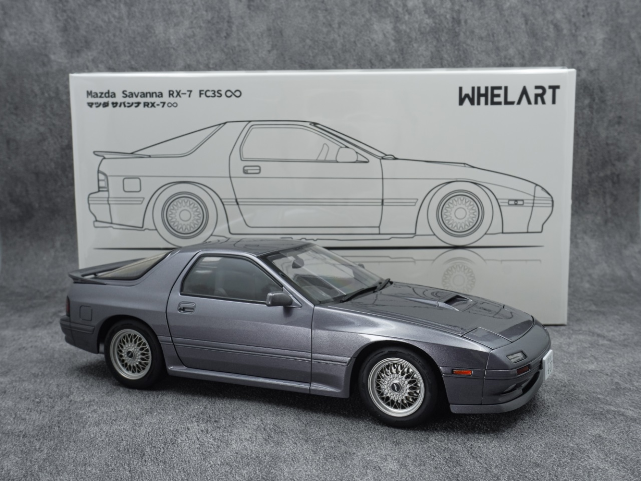 Mazda Savanna RX-7 Infini FC3S grey 1:18 Whelart