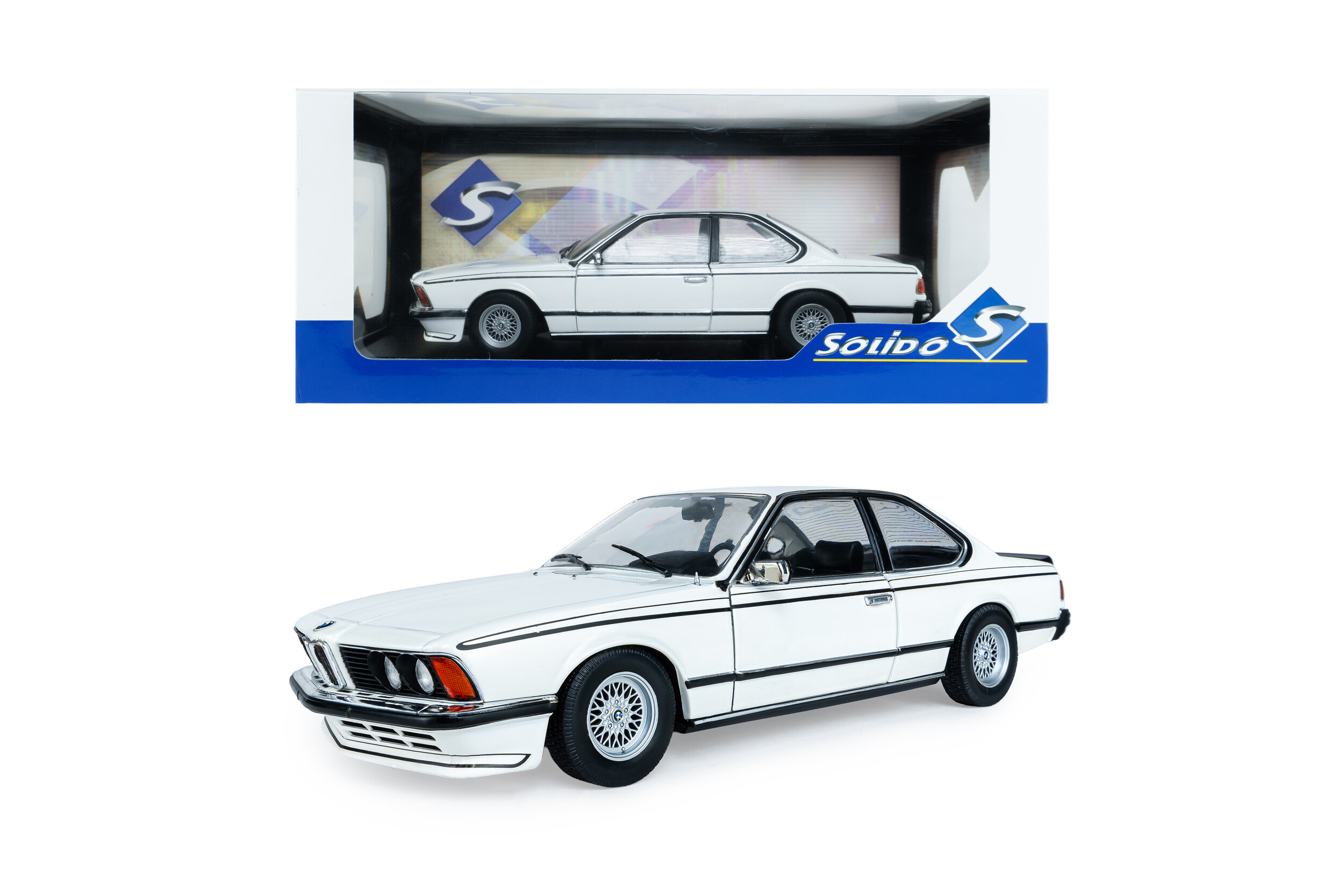 BMW Hartge 635 CSI E24 1984 white 1:18 Solido