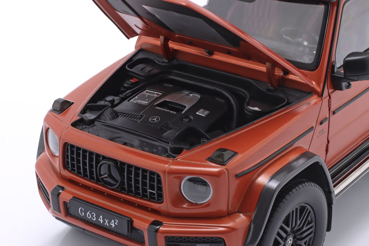 Mercedes-Benz G-Class G63 AMG V8 Biturbo 4x4 2022 copper metallic 1:18 iScale