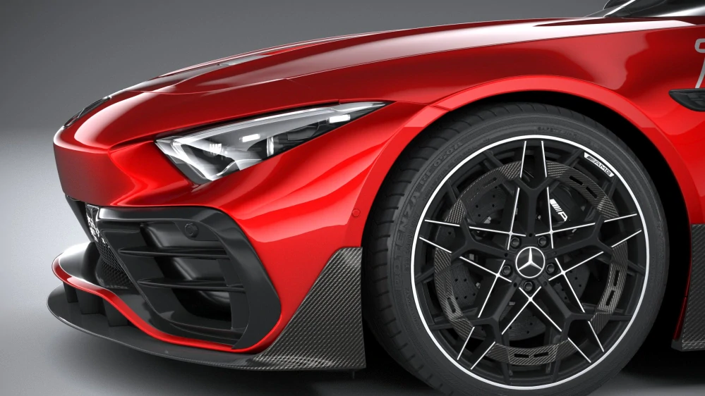 Mercedes-Benz SL AMG 4.0L V8 Biturbo 585cv PureSpeed #10 Spider Open 2025 red/black 1:18 Mercedes-Benz Dealer edition