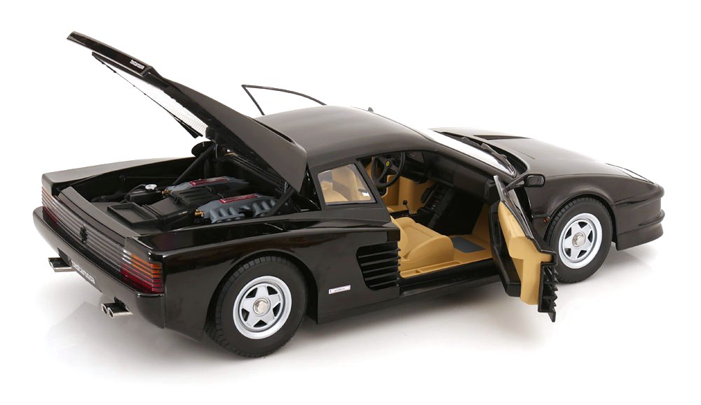 Ferrari Testarossa 1986 black 1:12 KK Scale
