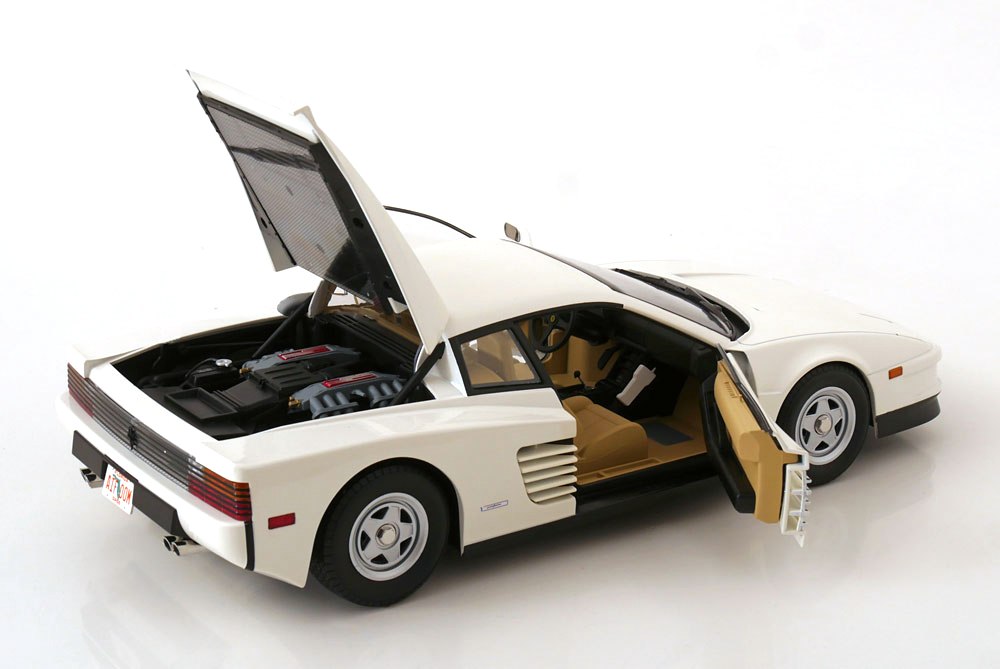 Ferrari Testarossa Monospecchio 1984 US-Version white 1:12 KK Scale