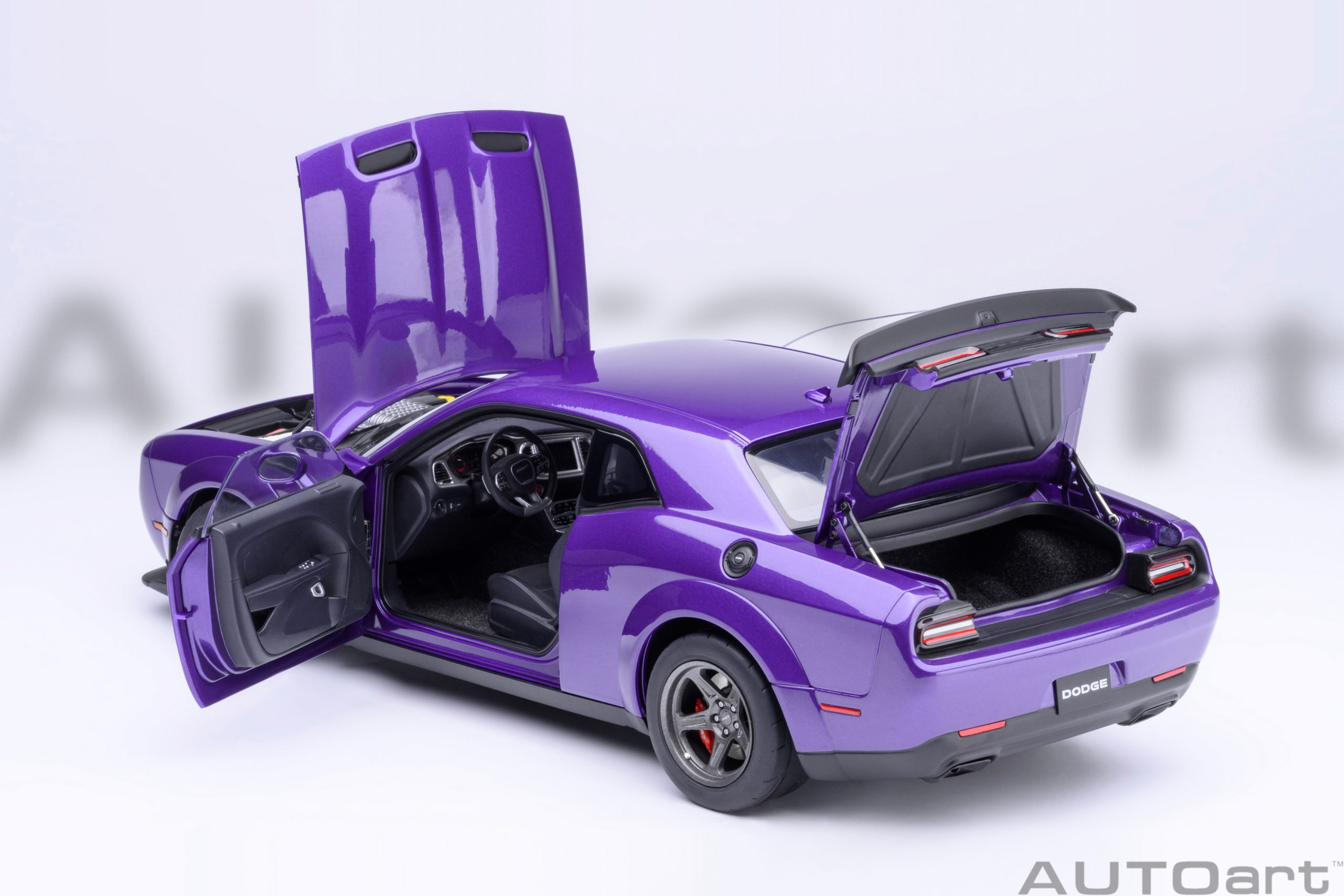 Dodge Challenger SRT Super Stock 2023 purple 1:18 AUTOart